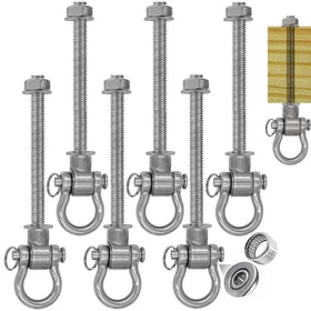 Dakzhou 180 degree bearing swing hanger enables smooth rotations.