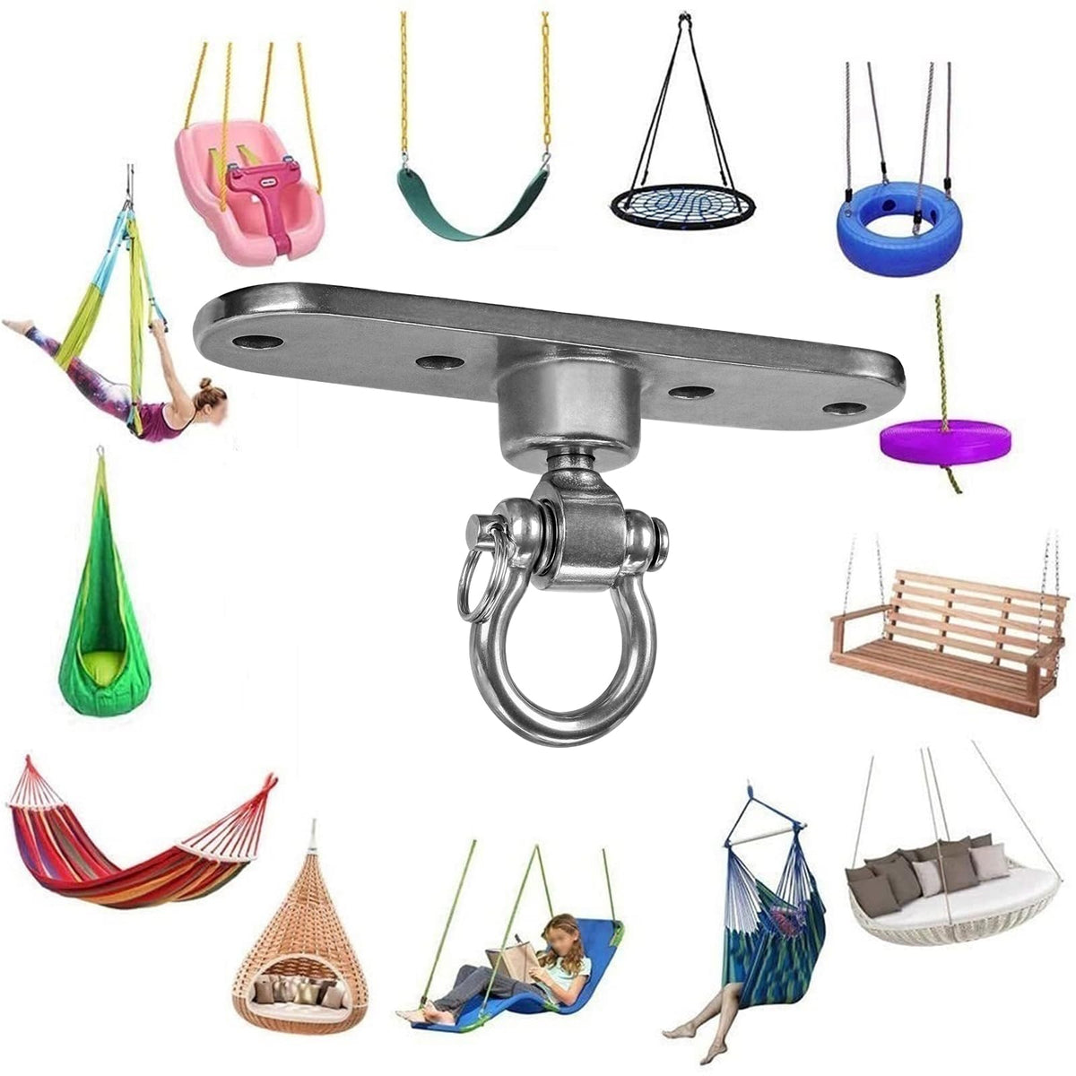 Dakzhou included anchors and screws simplify secure mounting.