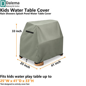 Dalema cover highlighting weatherproof design protects from rain and UV exposure.