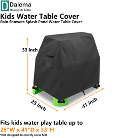 Dalema Water Table Cover shows rugged 600D fabric texture for durable waterproof protection.