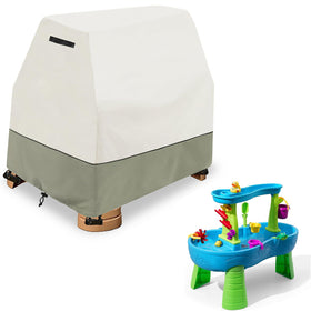 Dalema water table cover beige close-up stitching shows durable seams.