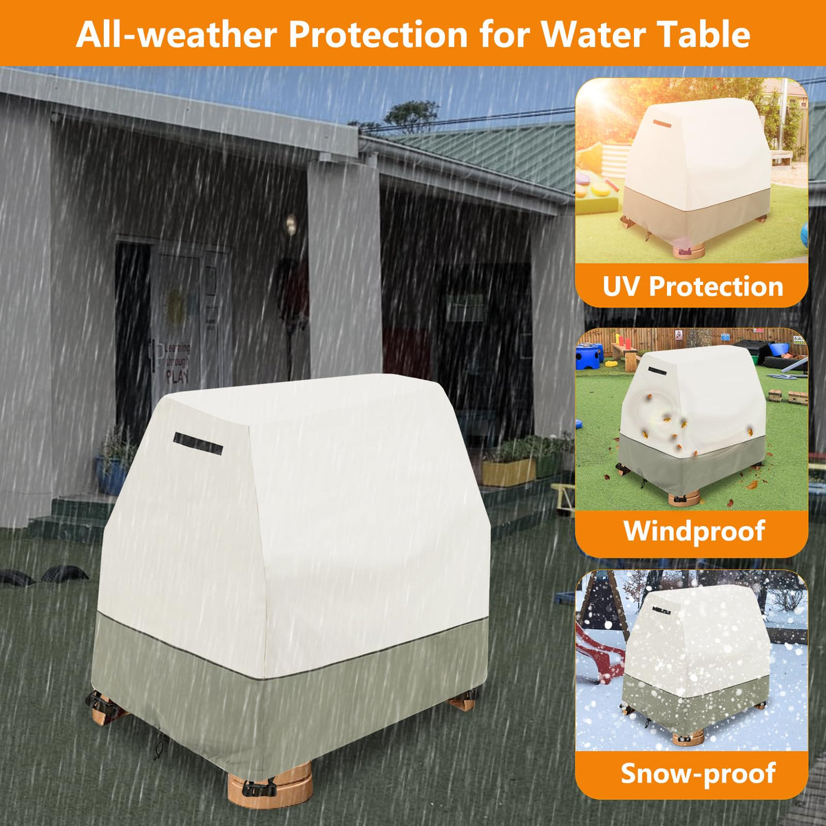 Dalema beige 600D material detail highlights rugged waterproof fabric.