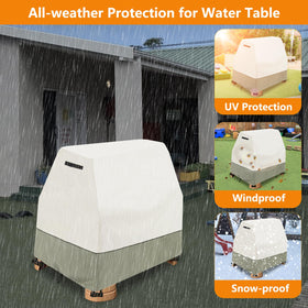 Dalema beige 600D material detail highlights rugged waterproof fabric.