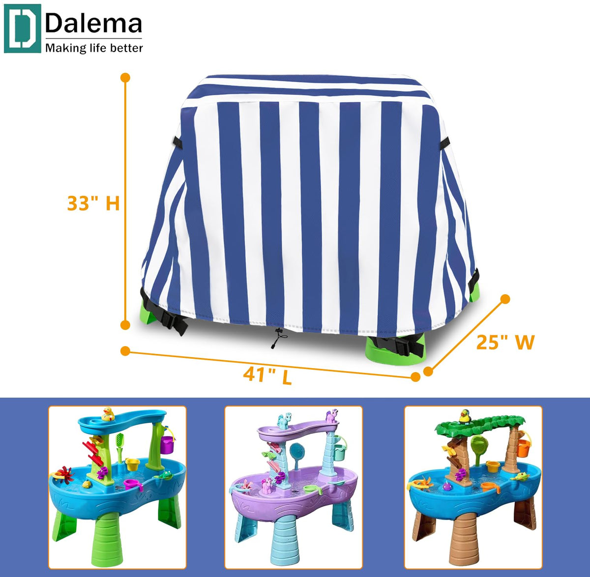Dalema waterproof material keeps the water table dry and clean.