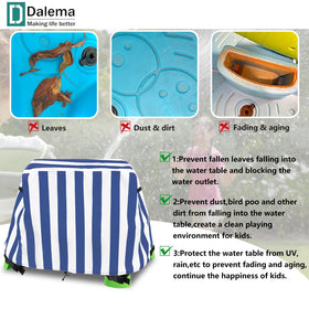 Dalema zipper storage bag allows easy storage when not in use.