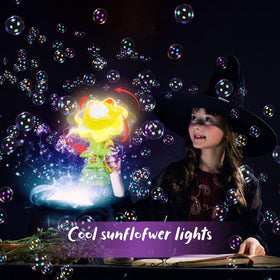 Dali Energy Cat Sunflower Bubble Machine produces 20k bubbles per minute