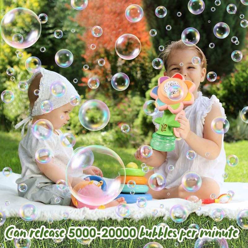 Dali Energy Cat Sunflower Bubble Machine swing mode adds motion