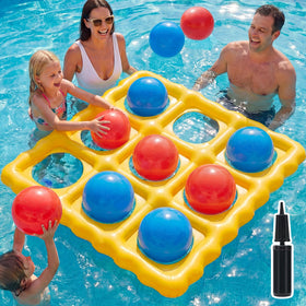Dalipto tic-tac-toe floating board ready for family water fun.
