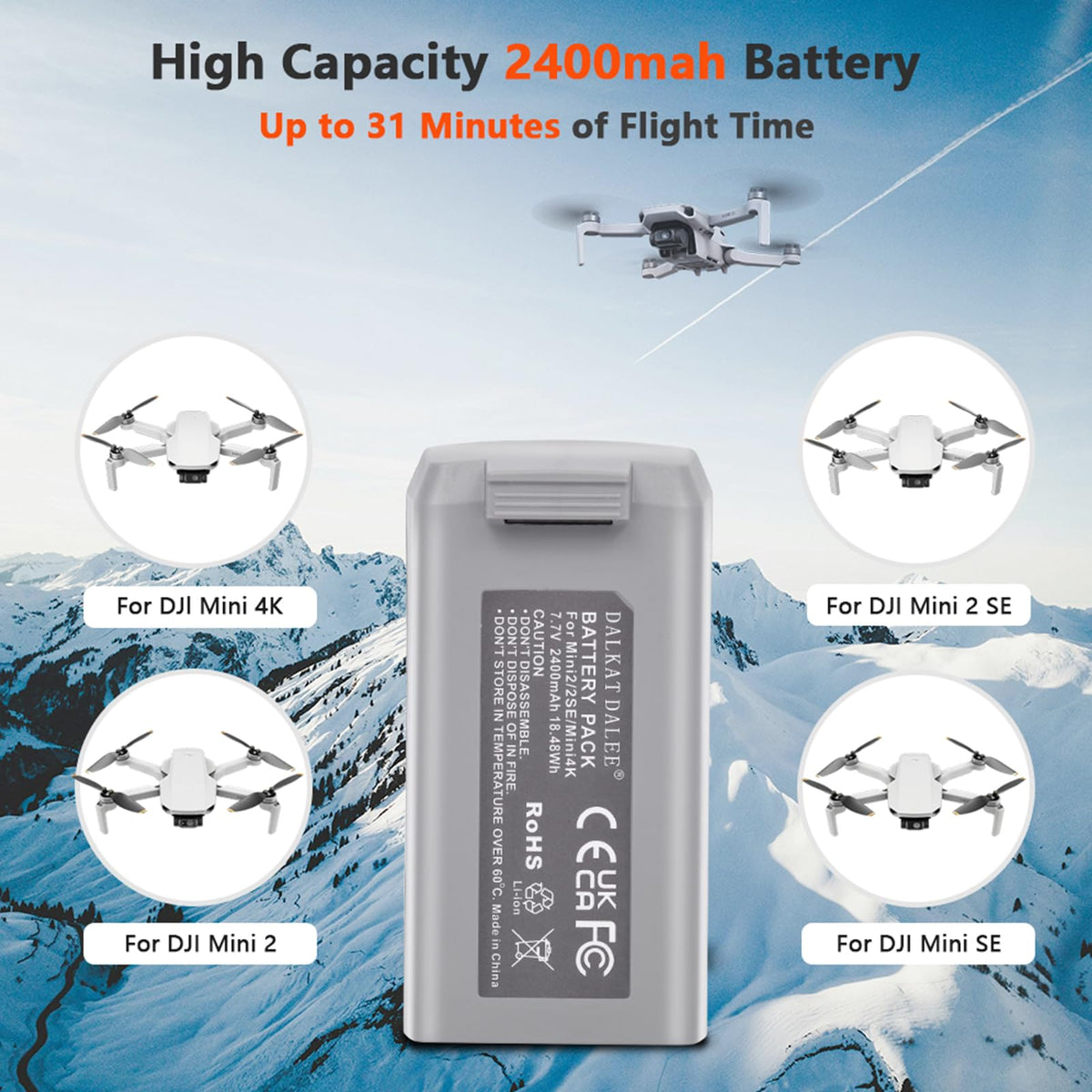 Dalkat Dalee compatibility-mini-4k-mini-2-se with original charger
