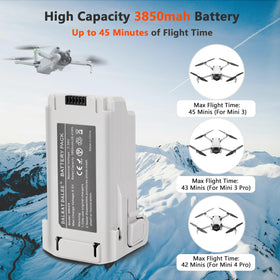 Dalkat Dalee intelligent battery for Mini 3 delivering reliable power on longer flights