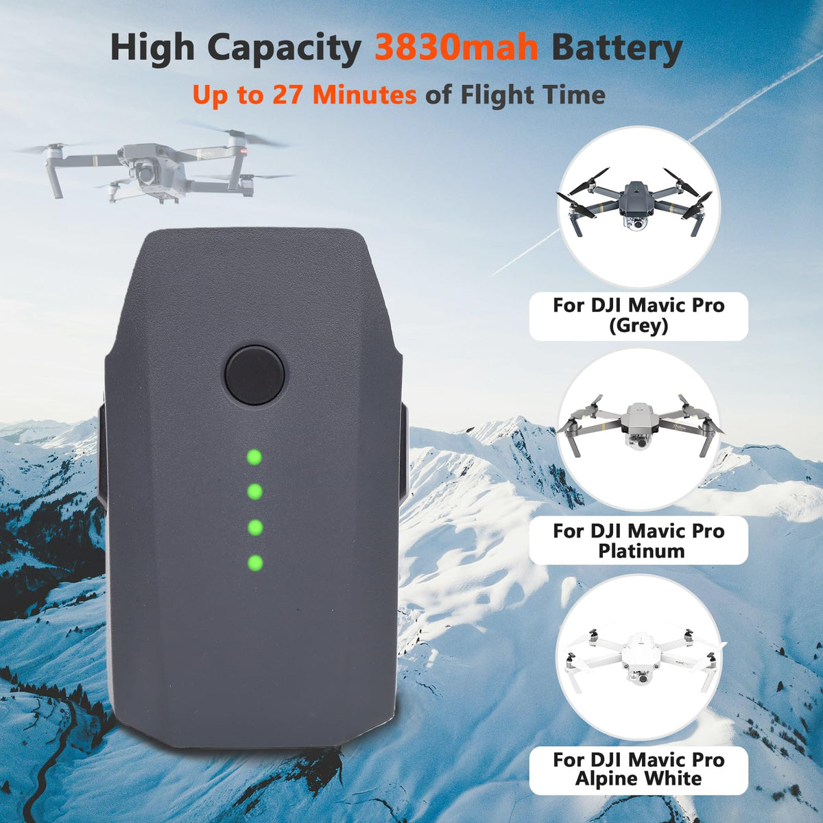 Dalkat Dalee Mavic Pro Battery charging scene demonstrates smart power management.