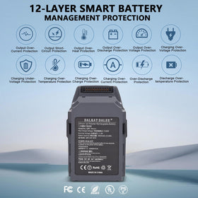 Dalkat Dalee Mavic Pro Battery packaging depicts ready-to-use replacement part.