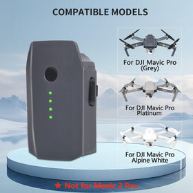 Dalkat Dalee Mavic Pro Battery side view shows slim profile for easy mounting and balance.
