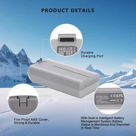 Dalkat Dalee smart management display shows battery status at a glance