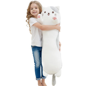 Dalmao 36-inch cat plush full view for cuddling