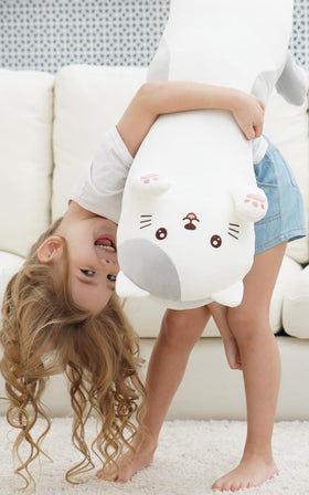 Dalmao cat plush room decor as a soft accent