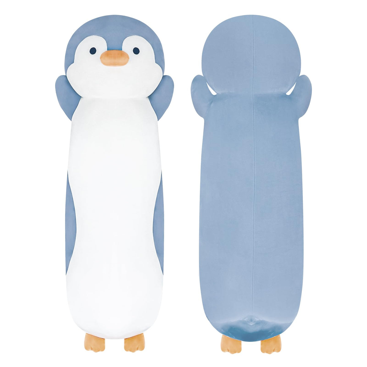 Dalmao 44-inch giant penguin pillow front view for cozy cuddling with kids