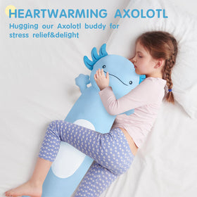 Dalmao blue axolotl plush care instructions for washing