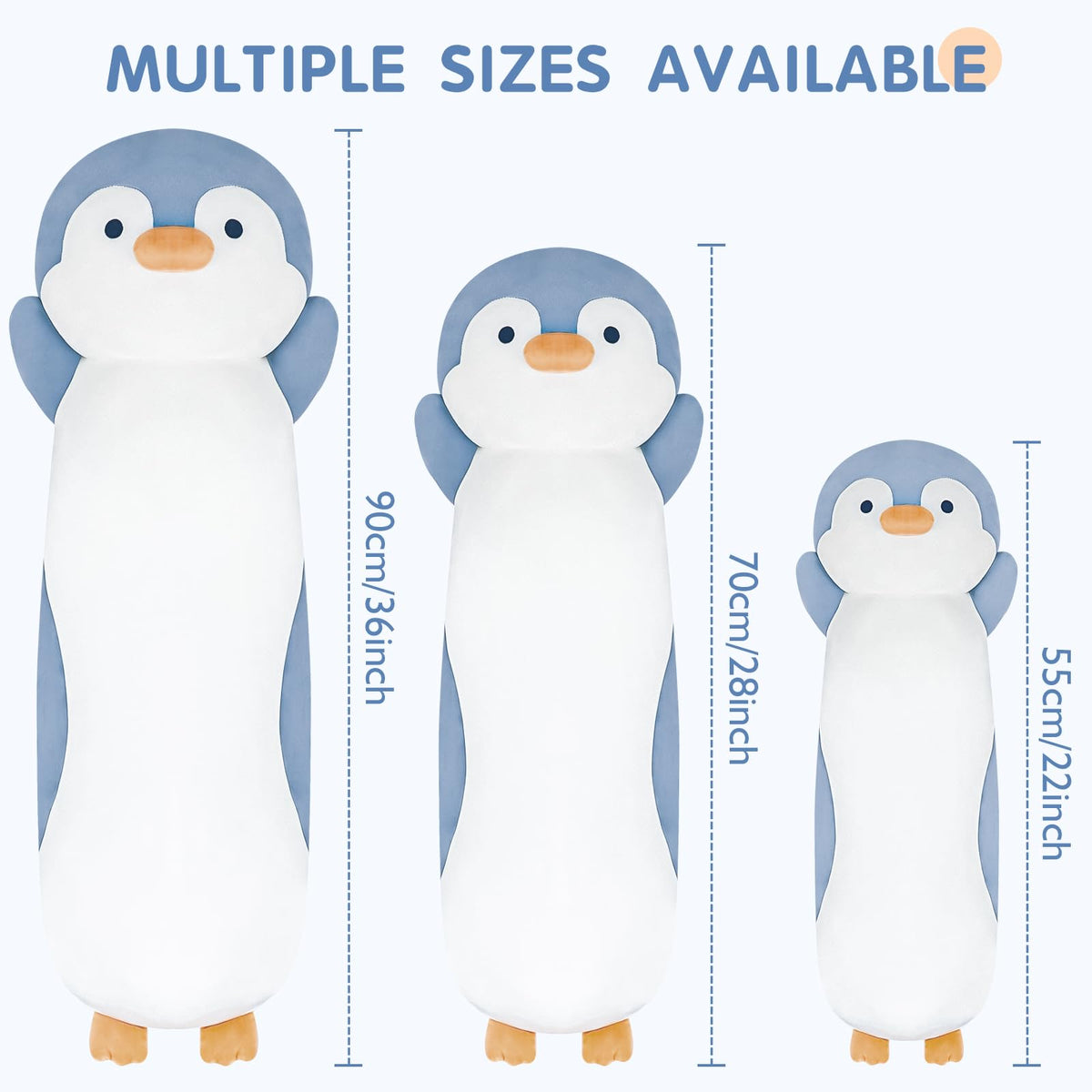 Dalmao blue penguin plush toy, a cute, huggable companion.