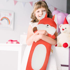 Dalmao cozy fox pillow ideal for reading and relaxation at home.