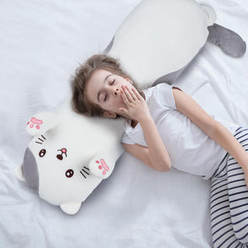 Dalmao gift-ready giant cat pillow packaging, ideal birthday or holiday surprise.