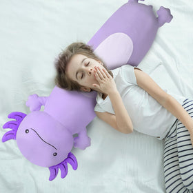 Dalmao night companion axolotl plush suited for reading or naps.