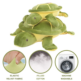 Dalmao turtle's realistic design sparks imaginative play.