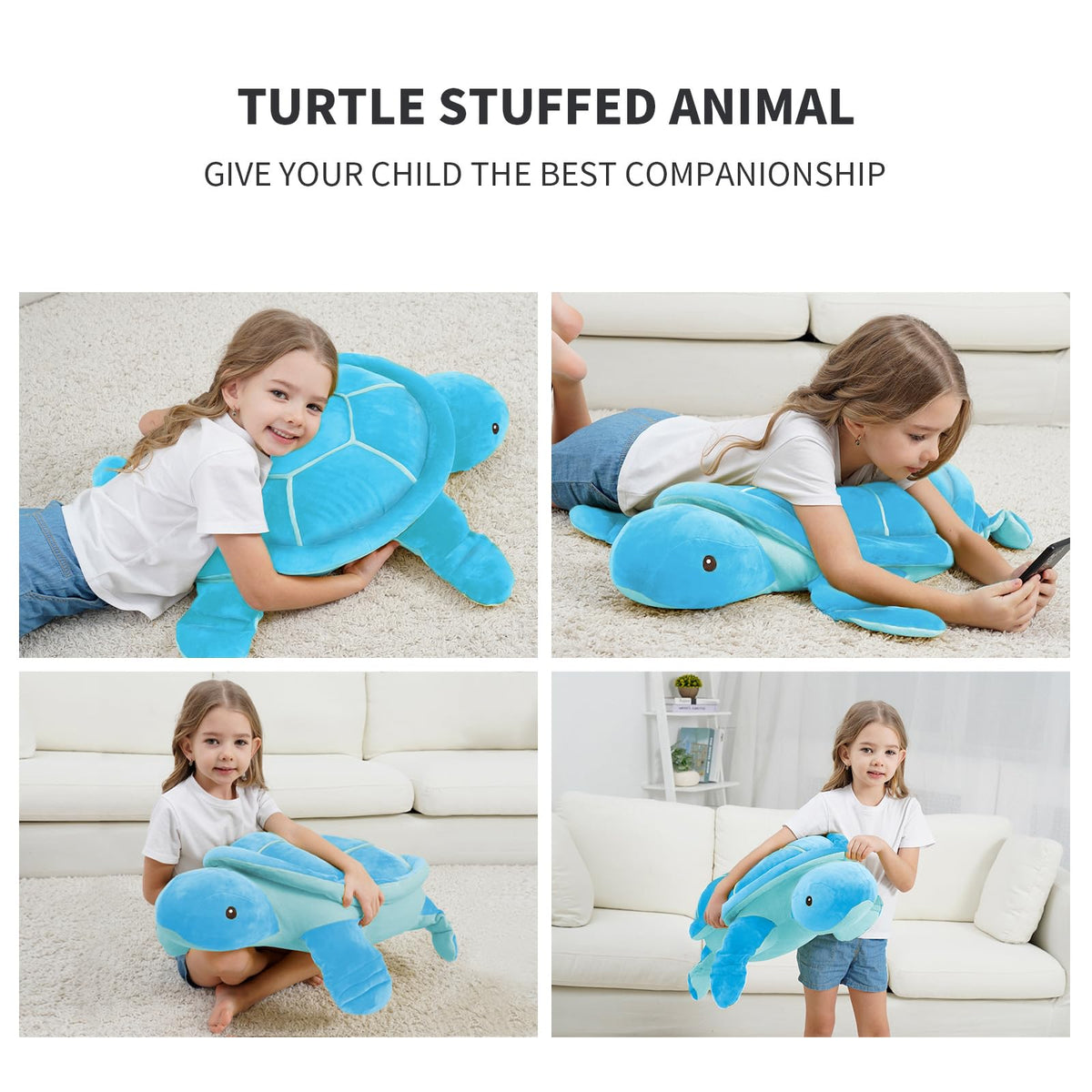 Dalmao blue sea turtle plush makes a versatile gift for birthdays