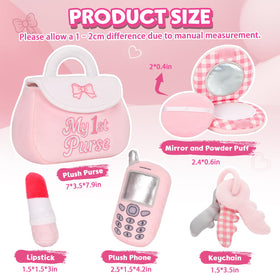 Dalycro My 1st Purse Plush Mirror – promotes imaginative play and fine motor skills.