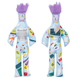 Dammit Doll close-up ready for quick stress release.