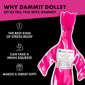 Dammit Doll durable fabric construction highlights long-lasting slam play and resilience.