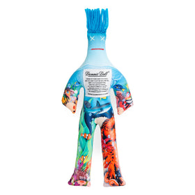 Dammit Doll Life Aquatic front view, compact desk companion for stress relief.