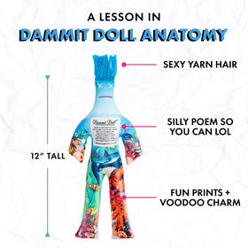 Dammit Doll Life Aquatic gift-ready packaging for marine-themed presents.