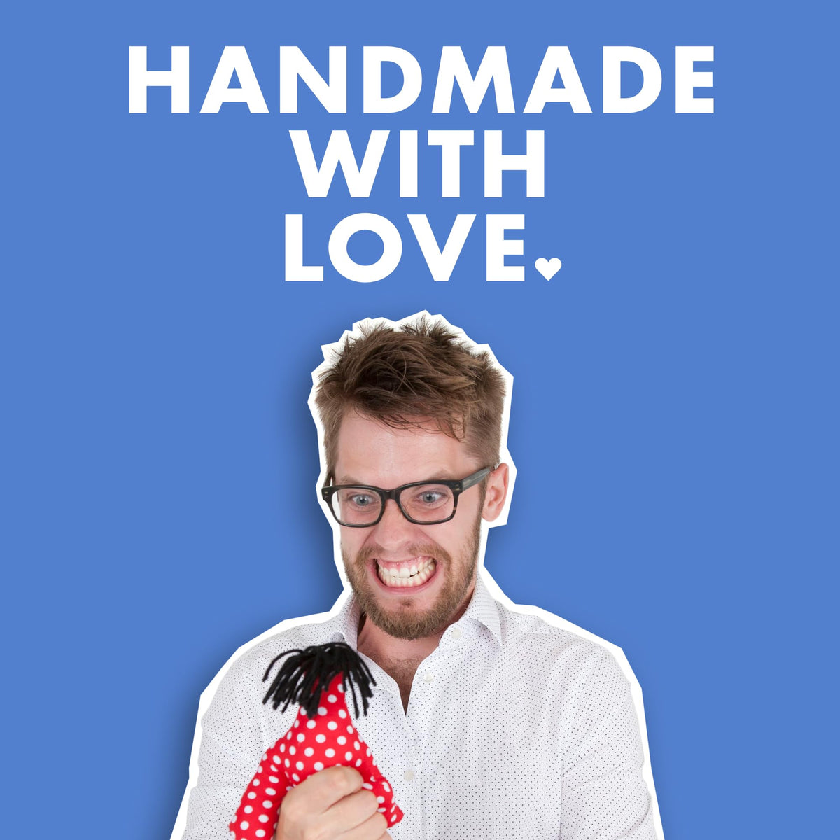 Dammit Doll in an office setting, ideal gag gift for coworkers