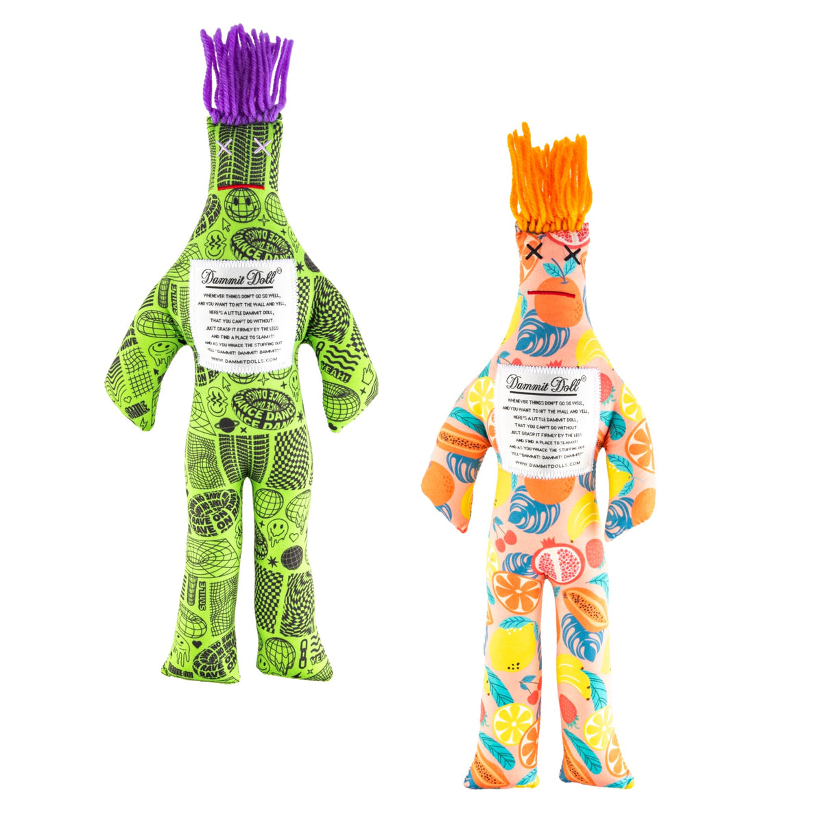 Dammit Doll random pattern pack for playful stress relief and surprise gifts