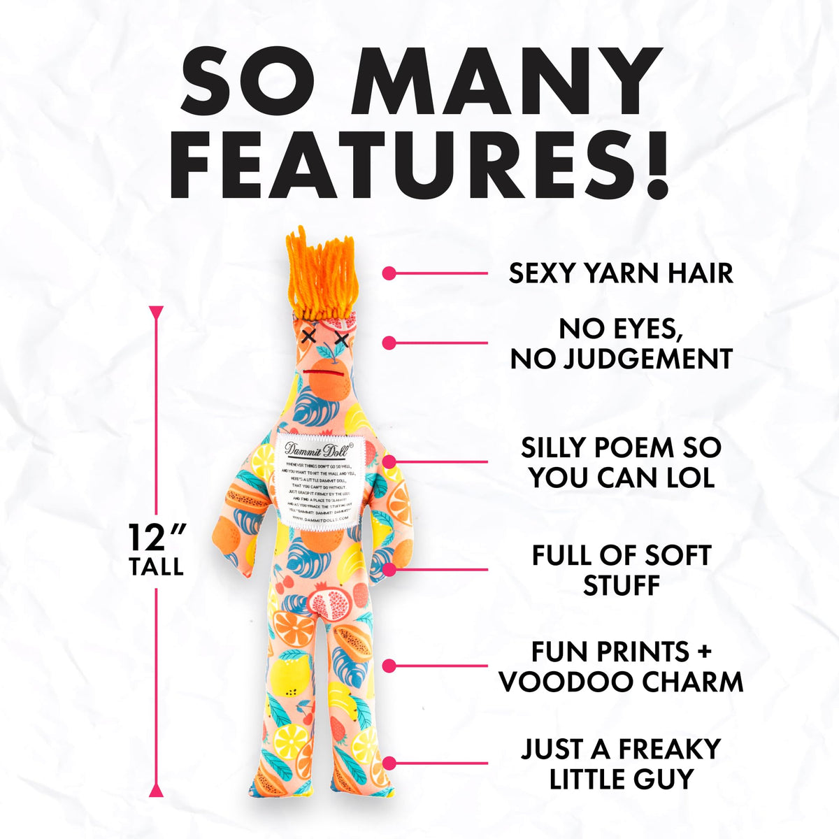 Dammit Doll relatable stress relief in daily life scenarios