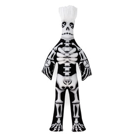 Dammit Doll skeleton front view shows the bone-inspired design for desk humor.
