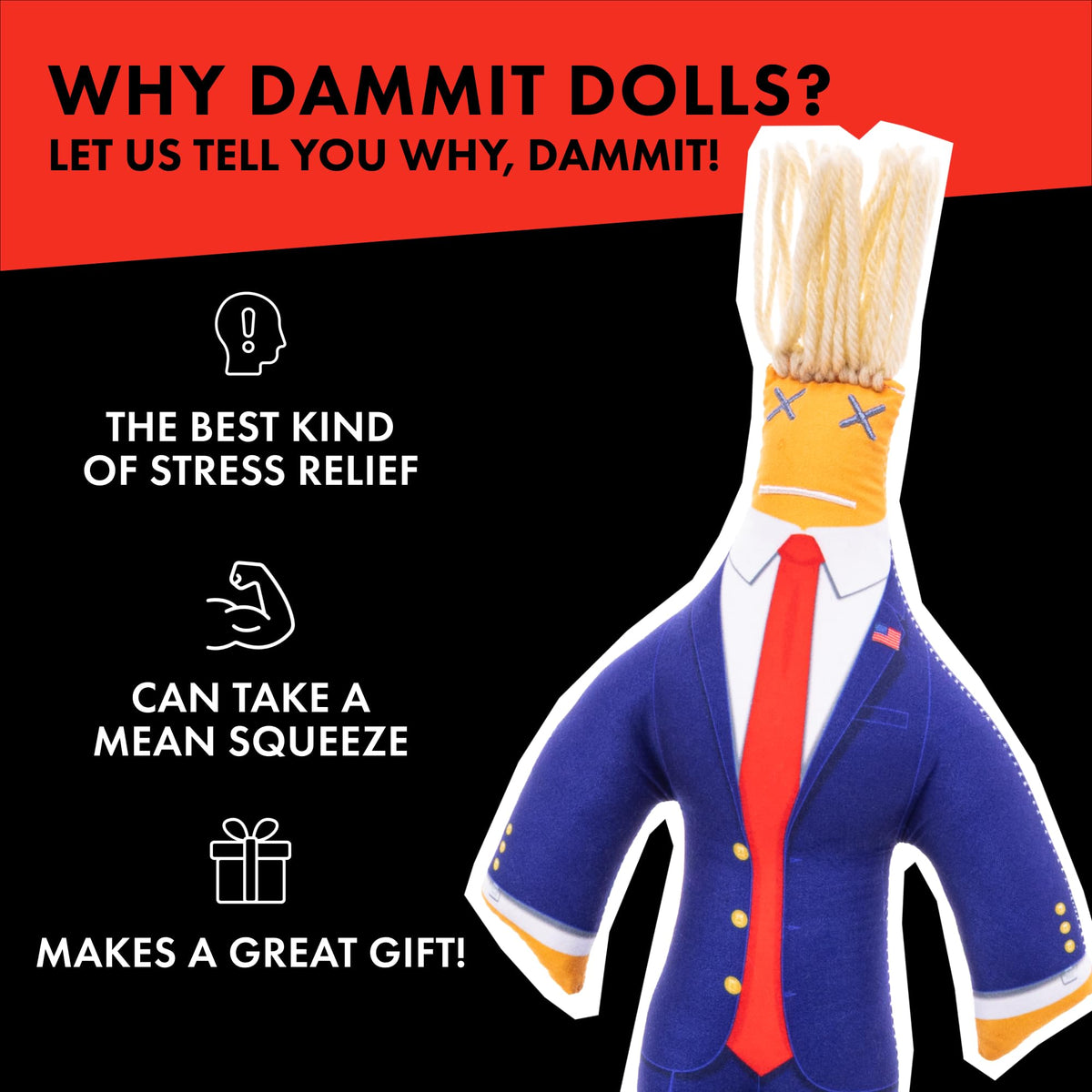 Dammit Doll in slam action illustrating safe venting
