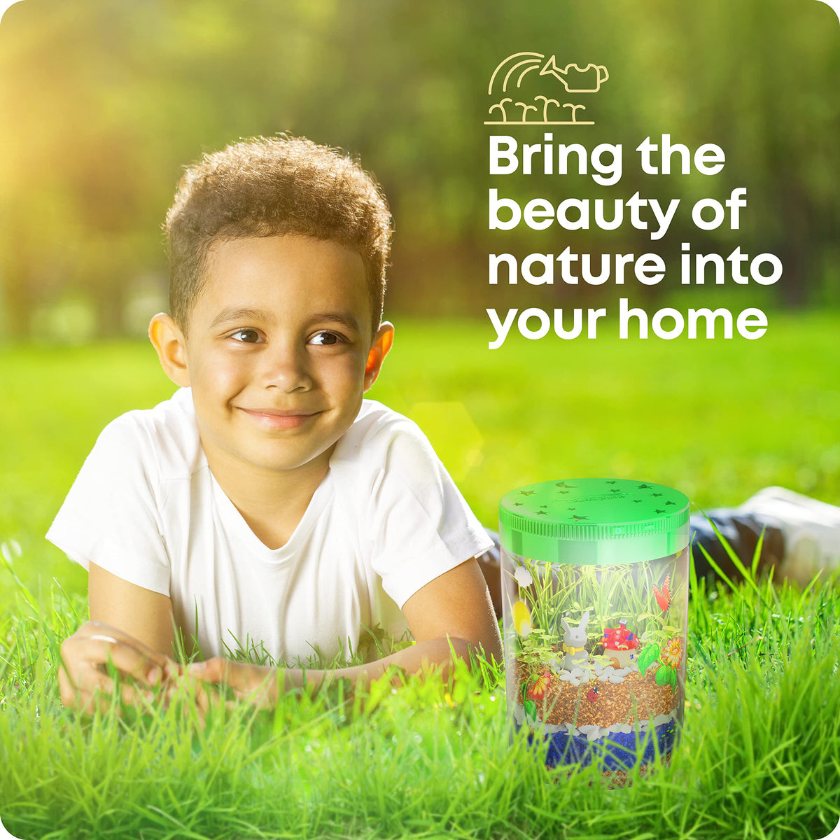 Dan&Darci chia seeds create gentle greenery accents
