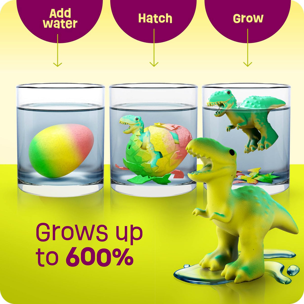 Dan&Darci dinosaur eggs close-up, colorful shells invite imaginative play.