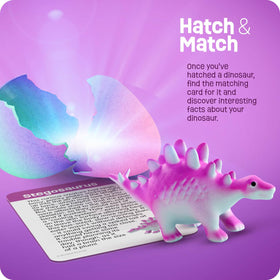 Dan&Darci dinosaur grows to 600% size, enhancing long-term play.