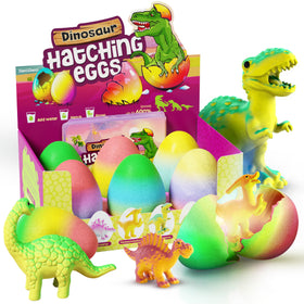 Dan&Darci dinosaur hatching egg packaging, gift-ready for kids.