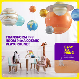 Dan&Darci Jupiter inflatable for large-scale ceiling display and science curiosity