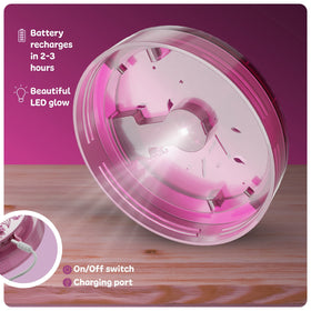 Dan&Darci Micro-USB charging cable keeps the glow ready for after-dark moments.