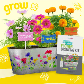 Dan&Darci six-color paint strip invites creative decorating on planters.