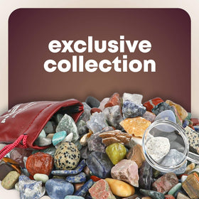 Dan&Darci polished rocks selection reveals smooth surfaces and vibrant hues.