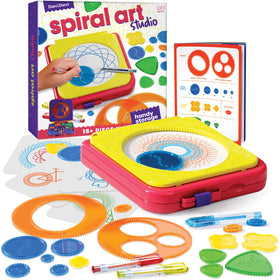 Dan&Darci Spiral Art Studio front cover—beginner-friendly kit for creative projects