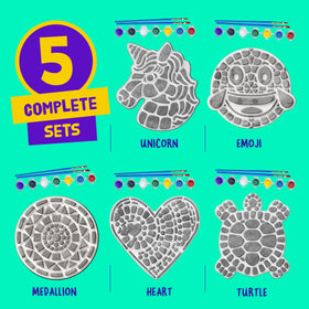 Dan&Darci turtle design stepping stone invites imaginative outdoor crafts