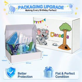 Danadia blue pennant garland enhances any party space