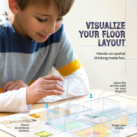 Reusable door and window stickers let kids customize interiors